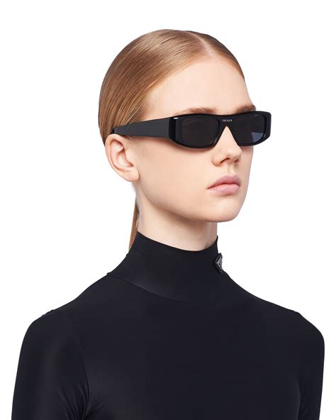prada runway glasses